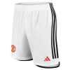 Manchester United Home Soccer Shorts 23/24 – White