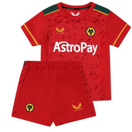 Wolverhampton Wanderers Away Kids Football Kit 23/24
