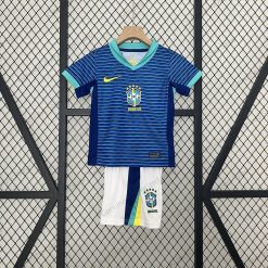 Cheap Brazil Away Kids Football Kit 24/25