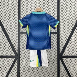 Cheap Brazil Away Kids Football Kit 24/25