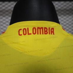Cheap Colombia Home Player Version Soccer jersey 24/25