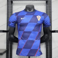 Cheap Croatia Away Player Version Soccer jersey 24/25（UEFA Euro 2024）