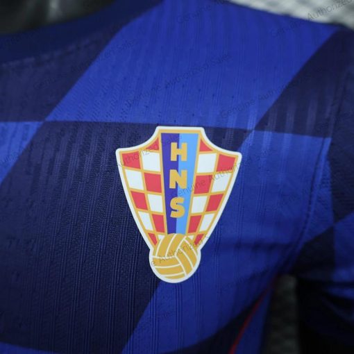 Cheap Croatia Away Player Version Soccer jersey 24/25（UEFA Euro 2024）