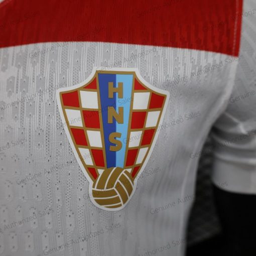 Cheap Croatia Home Player Version Soccer jersey 24/25（UEFA Euro 2024）