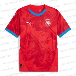 Cheap Czech Republic Home Soccer jersey 24/25（UEFA Euro 2024）