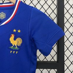 Cheap France Home Kids Football Kit 24/25（UEFA Euro 2024）