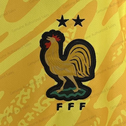 Cheap France Yellow Goalkeeper Soccer jersey 24/25（UEFA Euro 2024）