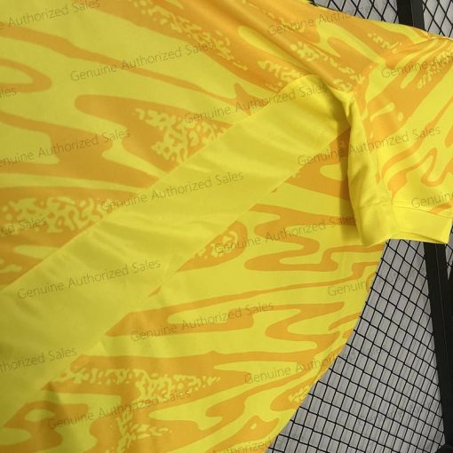 Cheap France Yellow Goalkeeper Soccer jersey 24/25（UEFA Euro 2024）