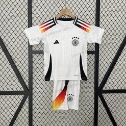 Cheap Germany Home Kids Football Kit 24/25（UEFA Euro 2024）