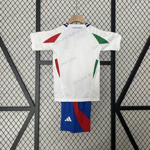 Cheap Italy Away Kids Football Kit 24/25（UEFA Euro 2024）