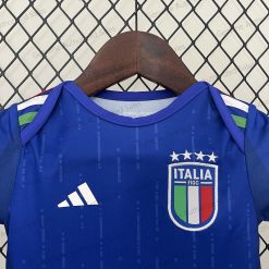 Cheap Italy Home Baby Football Kit 24/25（UEFA Euro 2024）