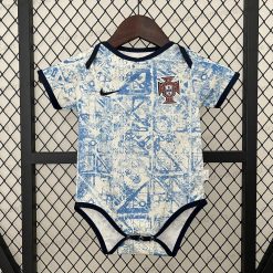 Cheap Portugal Away Baby Football Kit 24/25（UEFA Euro 2024）
