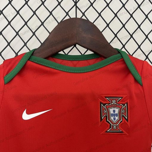Cheap Portugal Home Baby Football Kit 24/25（UEFA Euro 2024）