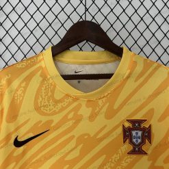 Cheap Portugal Yellow Goalkeeper Soccer jersey 24/25（UEFA Euro 2024）