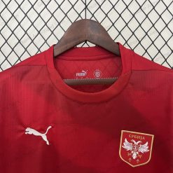 Cheap Serbia Home Soccer jersey 24/25（UEFA Euro 2024）
