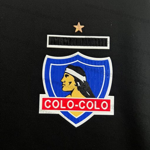 Colo Colo Training Wear Black Football Shirt 24/25